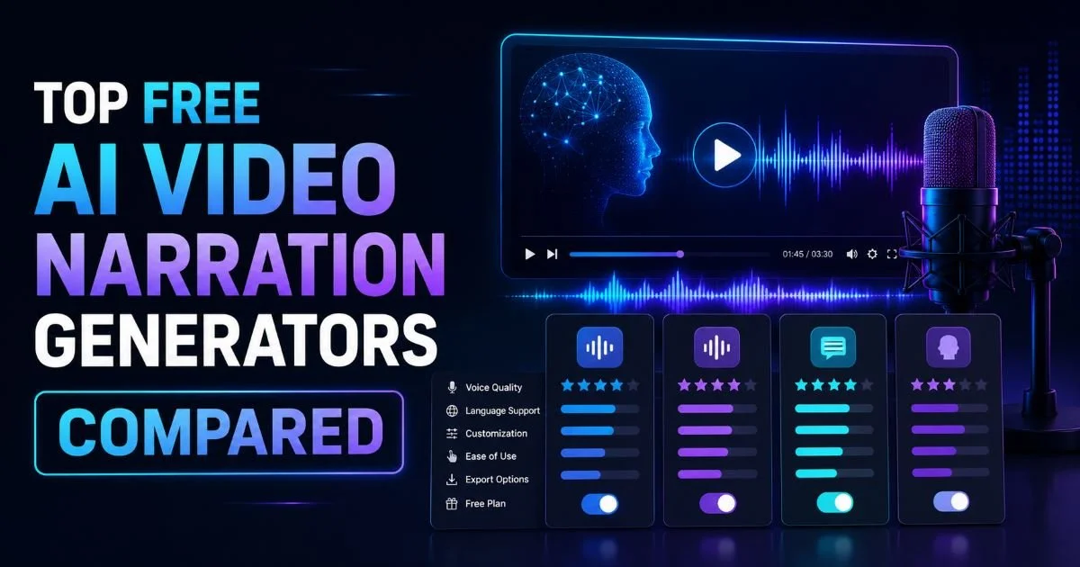 Top Free AI Video Narration Generators Compared