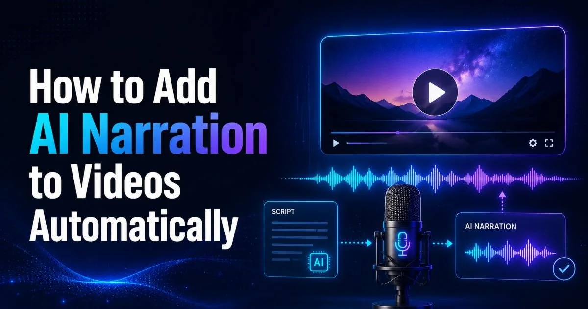 How to Add AI Narration to Videos Automatically